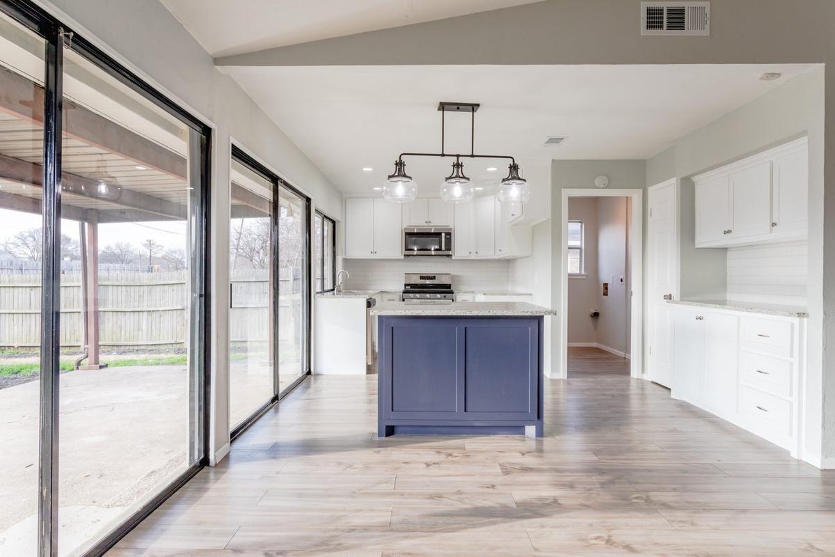 Investor kitchen remodel with windows