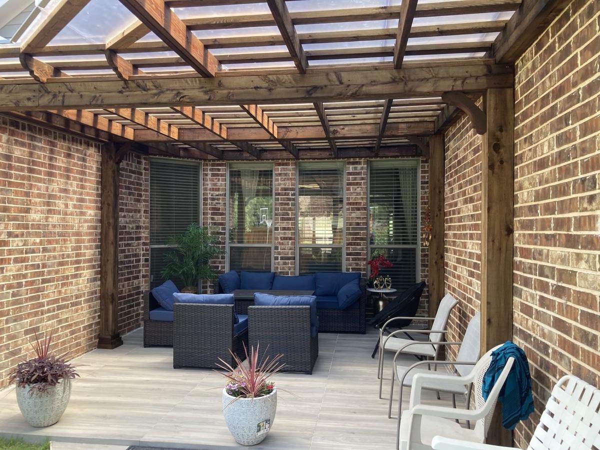 Covered Pergola Retreat